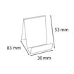 Picture of EASEL HOLDER CRYSTAL 30X83X53MM